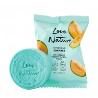 Підбадьорливе мило з органічною кокосовою водою і динею Love Nature