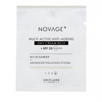 Насичений мультиактивний денний крем Novage+ SPF 30 (пробник)