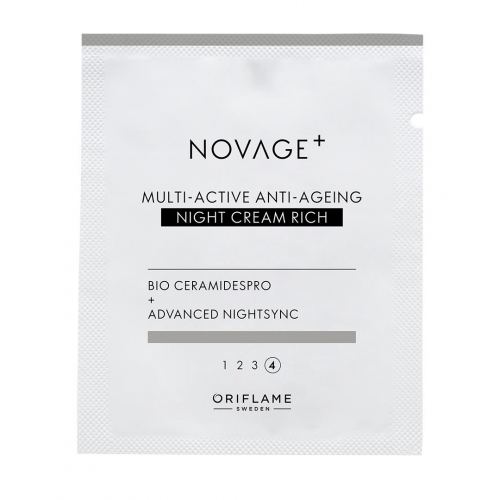 Насичений мультиактивний нічний крем Novage+ (пробник)